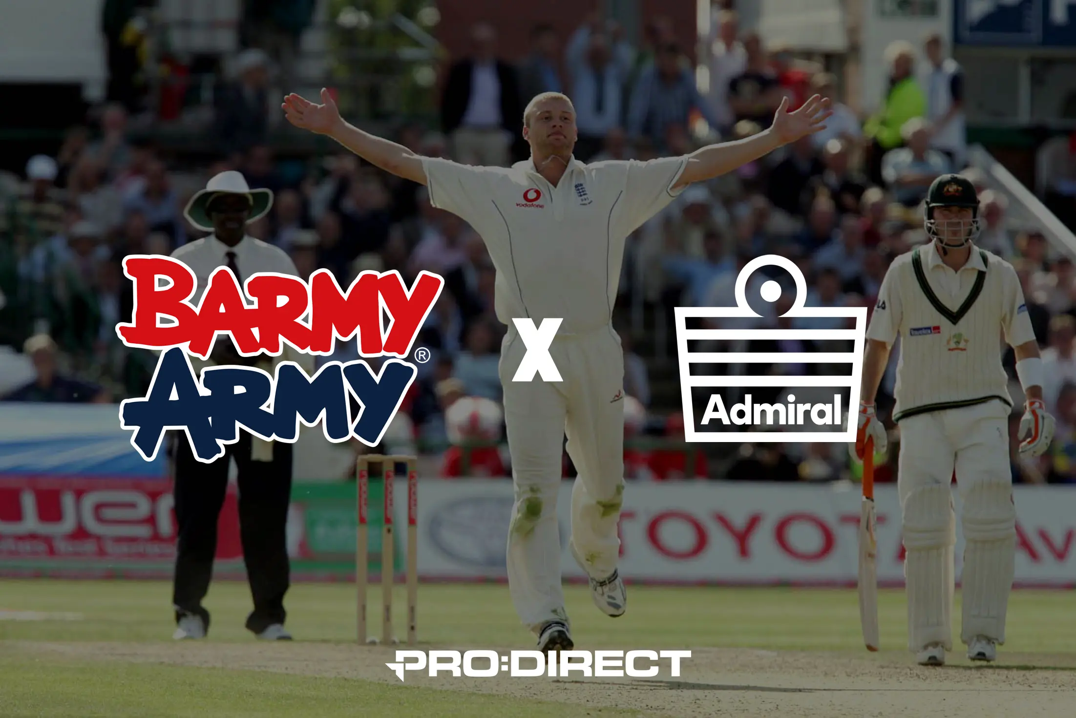 Barmy Army, Admiral Sports & Pro:Direct Sport Announce Exciting New Partnership